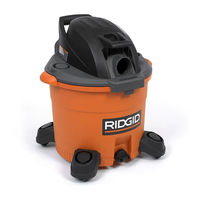 Ridgid WD1255BR0 Manual Del Usuario