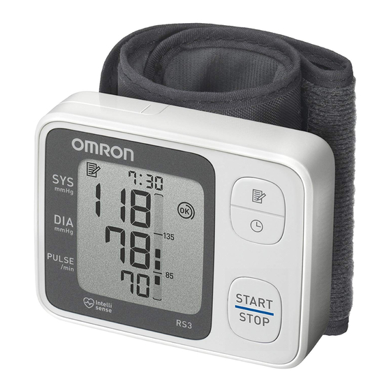 Omron RS3 Manual De Instrucciones