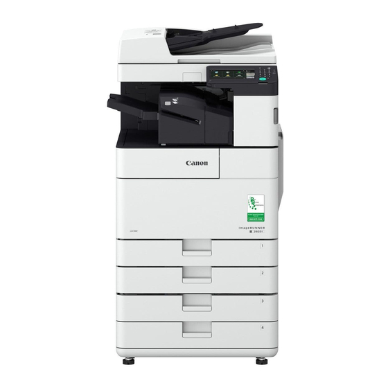 Canon imageRUNNER 2645i Manual Del Usuario