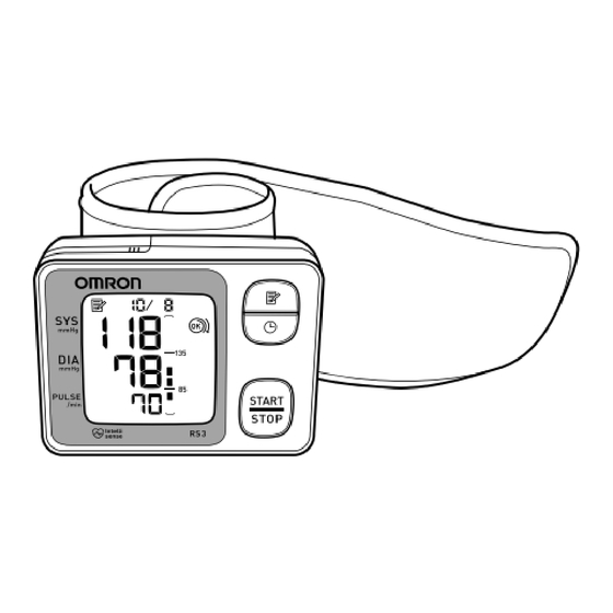 Omron RS3 Manual De Instrucciones
