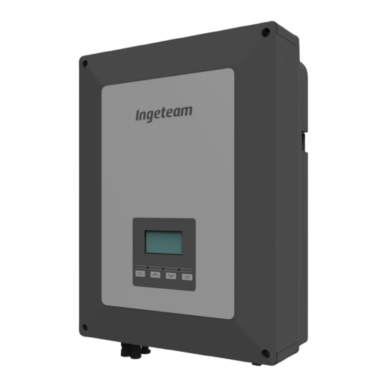 Ingeteam INGECON SUN 1Play TL M Manual De Usuario