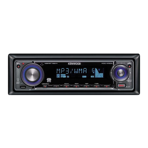 Kenwood KDC-W534 Manual De Instrucciones