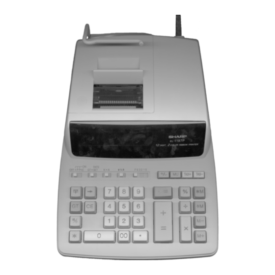 Sharp EL-2631L Manual De Manejo