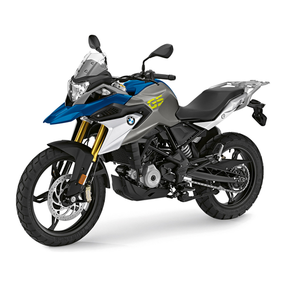 BMW Motorrad G 310 GS Manual De Instrucciones