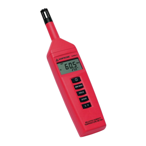 Amprobe THWD-3 Manual Del Usuario