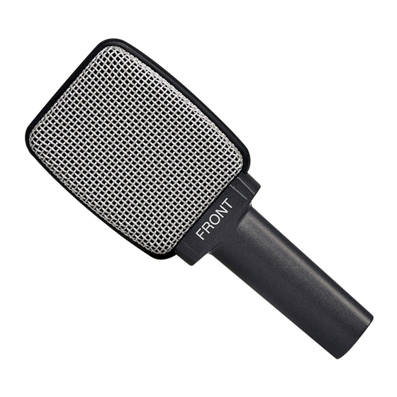 Sennheiser e606 Instrucciones De Uso