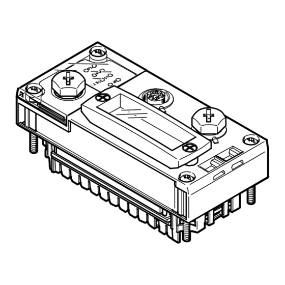 Festo CPX-FB37 Instrucciones Para El Montaje