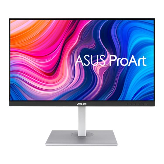 Asus PA278CV Serie Guia Del Usuario