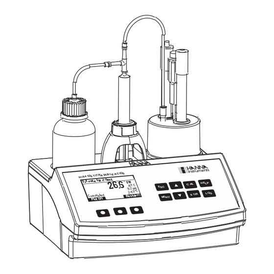 Hanna Instruments HI 84529 Manual De Instrucciones