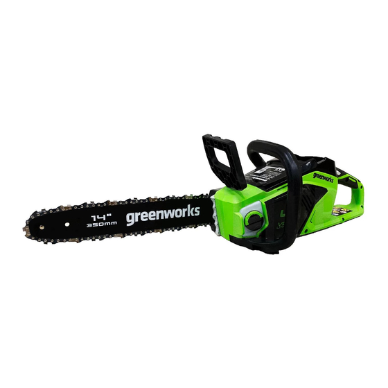 GreenWorks GD40CS15 Manual Del Operario