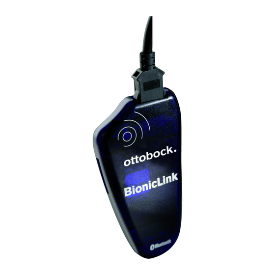 Ottobock BionicLink 60X7 Manuales