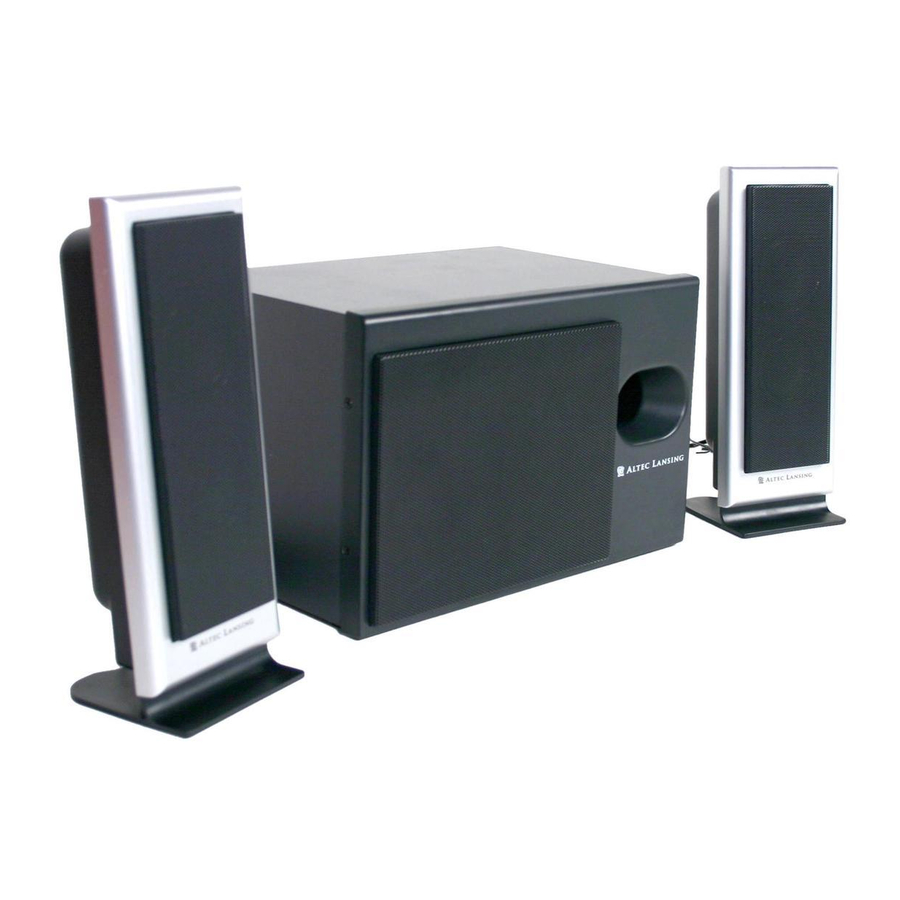 Altec Lansing VS-3121 Guia Del Usuario