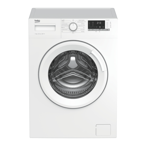 Beko WCV 7612 BW1 Manuales