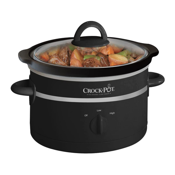 Crock-Pot SCCPQK5025B Manual De Instrucciones