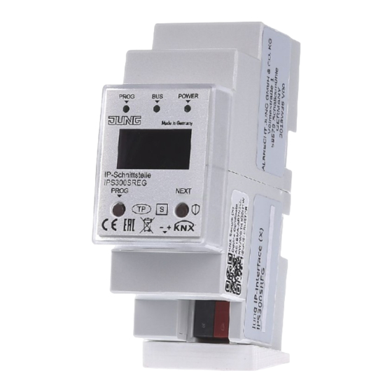 Jung IPS 300 SREG Manual De Instrucciones