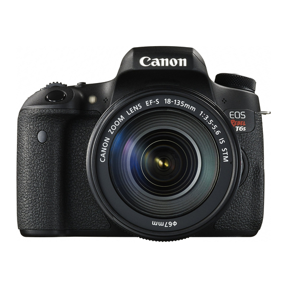 Canon EOS REBEL T6S Manual De Instrucciones