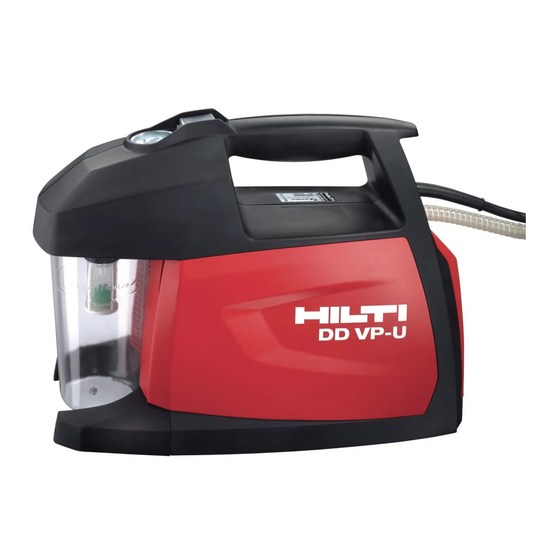 Hilti DD VP-U Manual De Instrucciones Original
