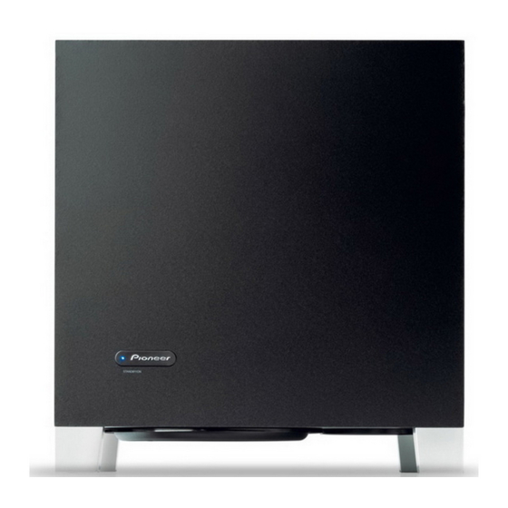 Pioneer S-51W Manual Del Usuario
