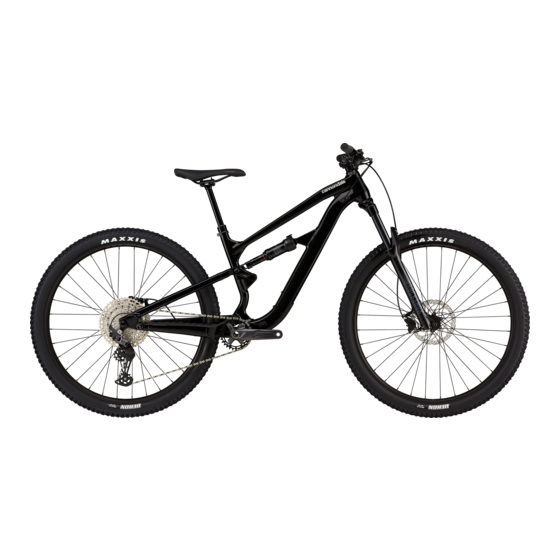 Cannondale HABIT Suplemento Del Manual Del Usuario