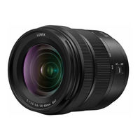 Panasonic LUMIX S Series 20-60mm F3.5-5.6 Instrucciones De Funcionamiento