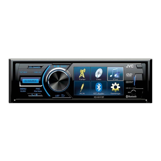 JVC KD-AV41BT Manual De Instrucciones