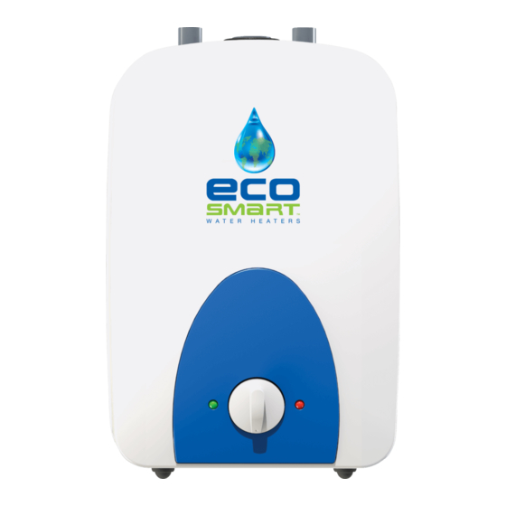 EcoSmart ECO MINI 1 Manual De Instrucciones De Instalación Y Funcionamiento