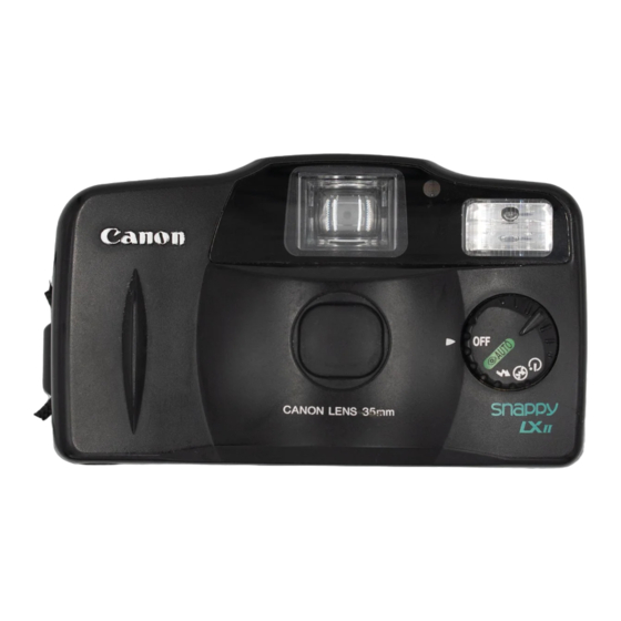 Canon Snappy LX II Manual Del Usuario