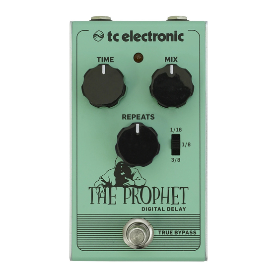 TC Electronic THE PROPHET Manual