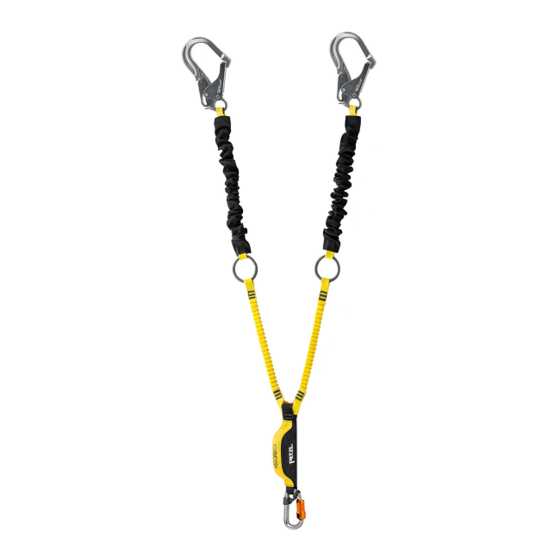 Petzl ABSORBICA-Y TIE-BACK Manual De Instrucciones