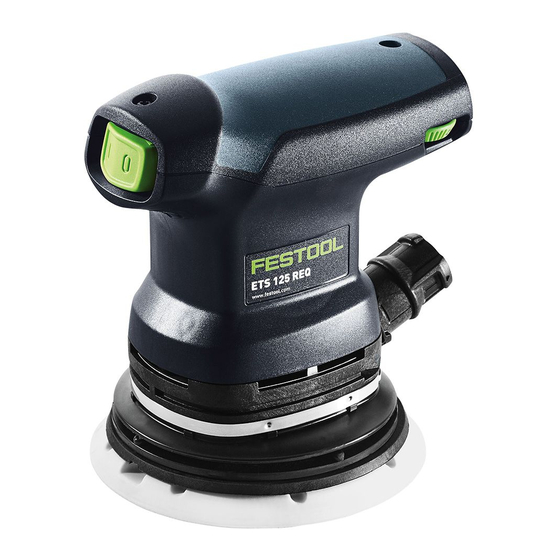 Festool ETS 125 REQ Manual De Instrucciones Original