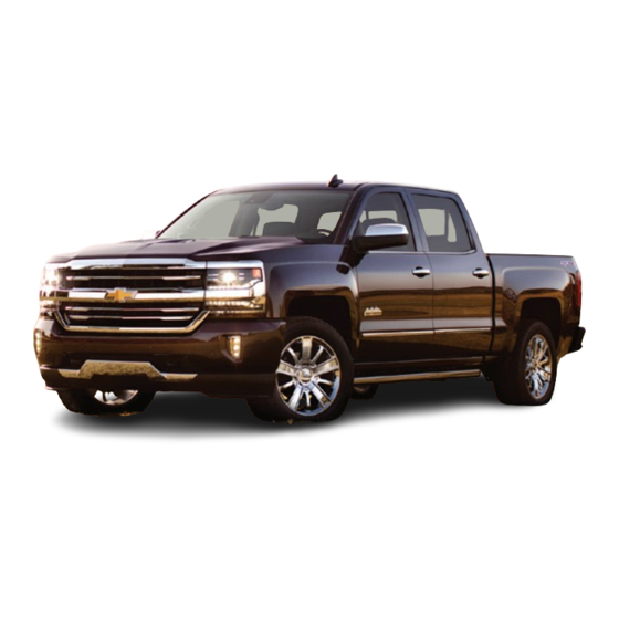 Chevrolet Silverado 2018 Manual Del Propietário