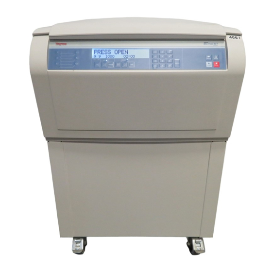 Thermo Scientific Heraeus Multifuge X3 F Instrucciones De Uso