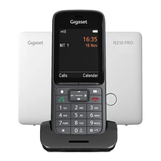 Gigaset N210 PRO Manual De Instrucciones