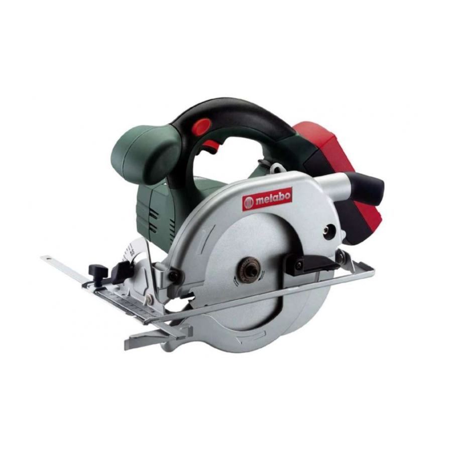 Metabo KSAP 18 Instrucciones De Manejo