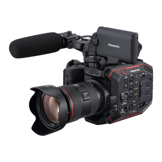 Panasonic AU-EVA1 Instrucciones De Funcionamiento