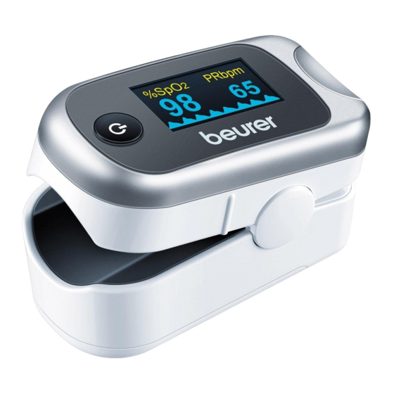 Beurer medical PO 40 Manual De Instrucciones