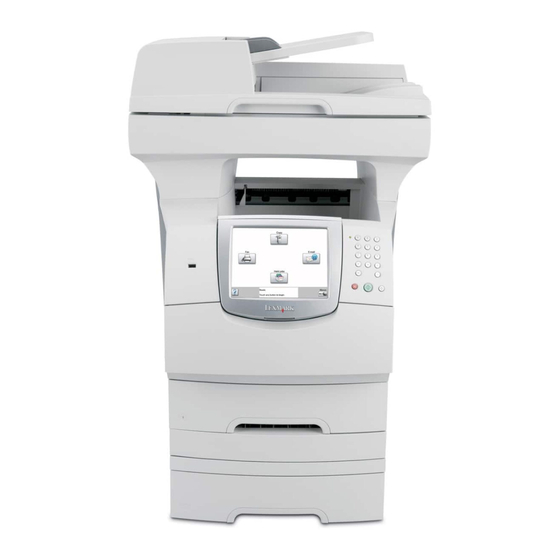 Lexmark X644e Manual Del Usario