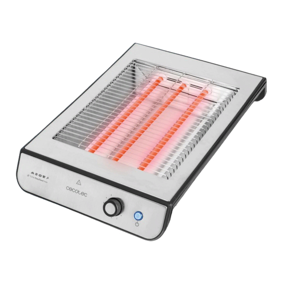 cecotec TURBO EASYTOAST INOX Manual De Instrucciones