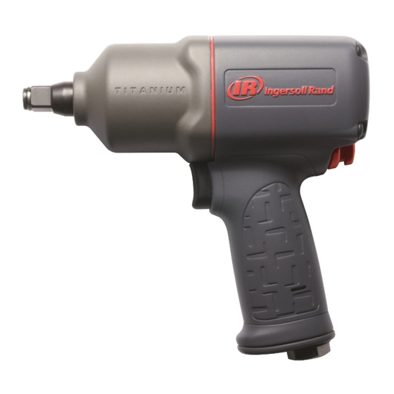 Ingersoll Rand 2135TiMAX Serie Manual De Instrucciones