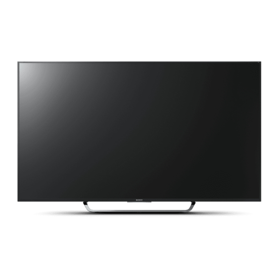 Sony BRAVIA KD-75X8 Serie Guía De Referencia