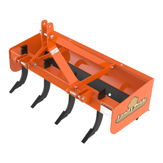 Land Pride BB0548 Manual Del Operador