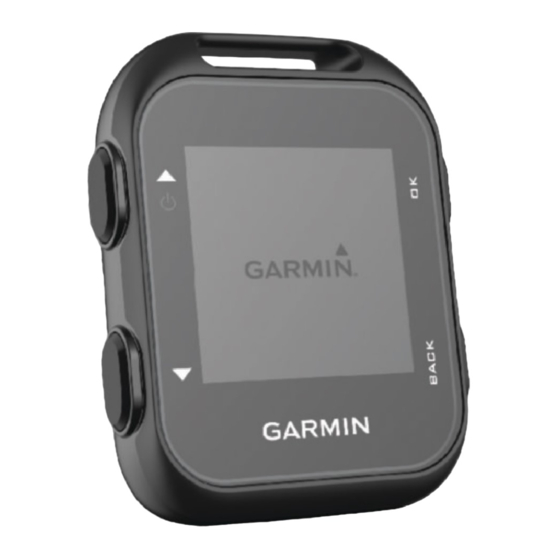 Garmin Approach G10 Manual Del Usuario