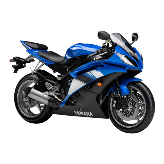 Yamaha YZF-R6 Manual Del Propietário