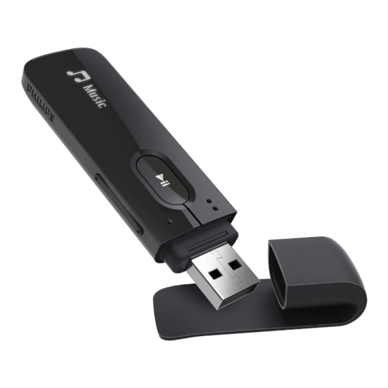 Philips GoGear SA5MXX Serie Guía De Configuración Rápida
