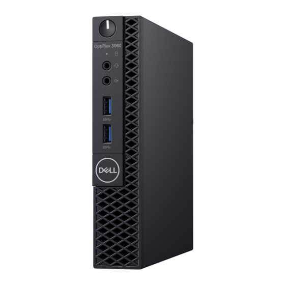 Dell OptiPlex 3060 Micro Guía De Configuración Y Especificaciones