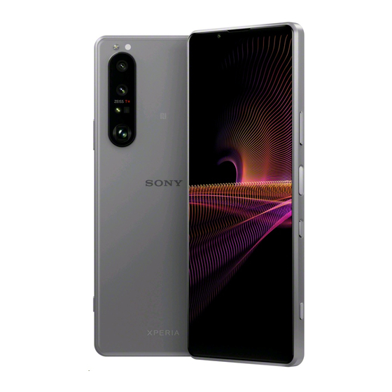 Sony XPERIA 1 Guía De Inicio