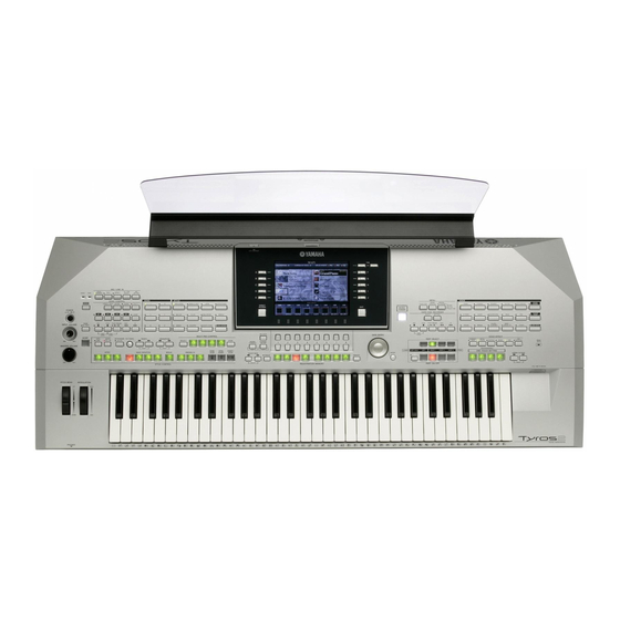 Yamaha Tyros2 Manual De Instrucciones