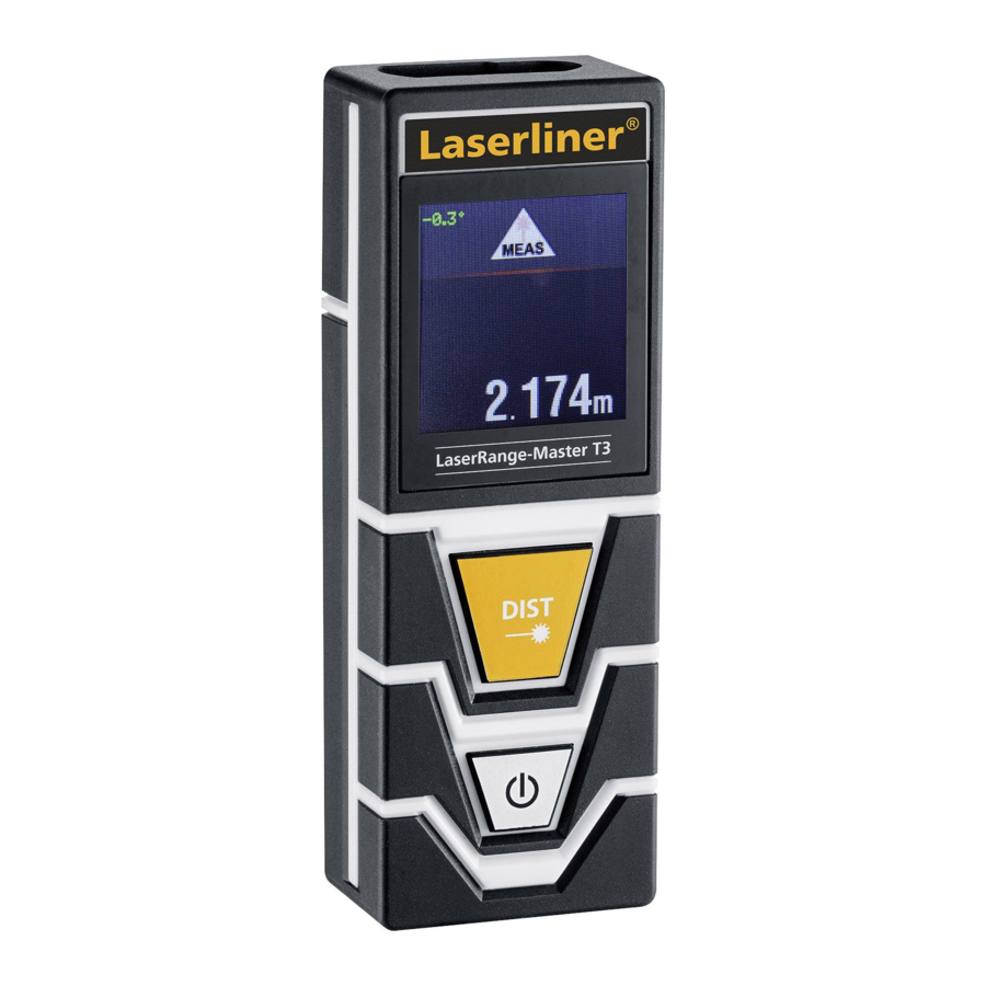 LaserLiner LaserRange-Master T3 Manual Del Usuario