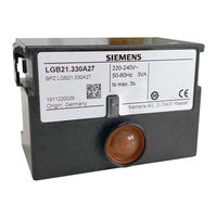Siemens LGB21.350A27 Manual De Instrucciones