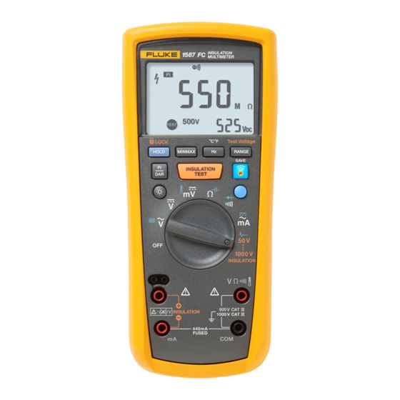 Fluke 1587 FC Manual De Uso